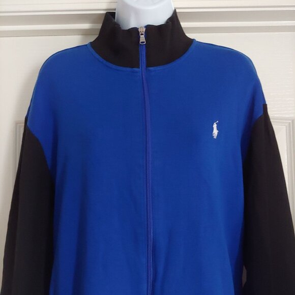 Ralph Lauren Polo Mens Zip Sweat XXL Jacket Logo Zip Pockets - Picture 3 of 10